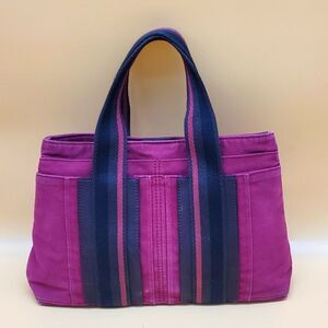 Authentic Hermes Mini Canvas Tote Bag